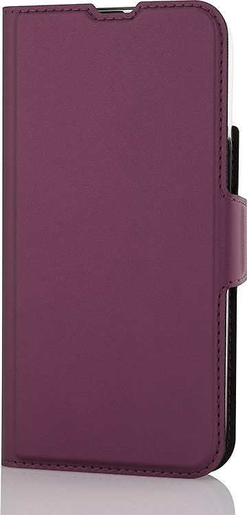 Wave BookCase -suojakotelo, MagSafe-yhteensopiva, iPhone 15, smoky sangria