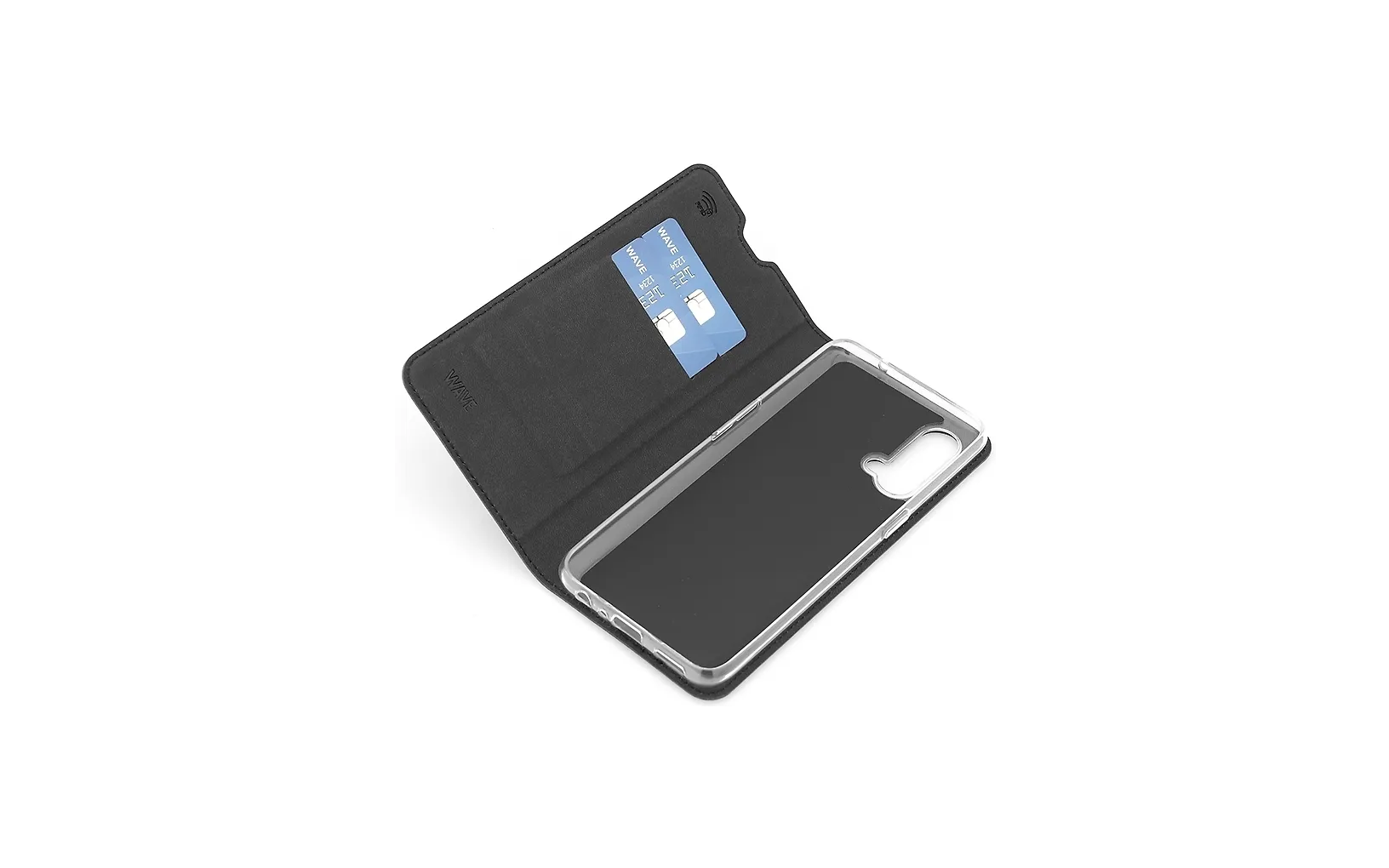 Wave BookCase -suojakotelo, OnePlus Nord CE 5G, musta - Image 5