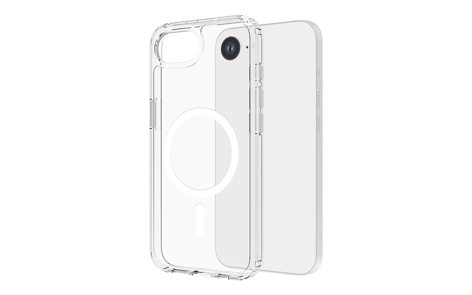 Wave MagSafe-yhteensopiva Puhelinsuoja, Apple iPhone 16e, kirkas