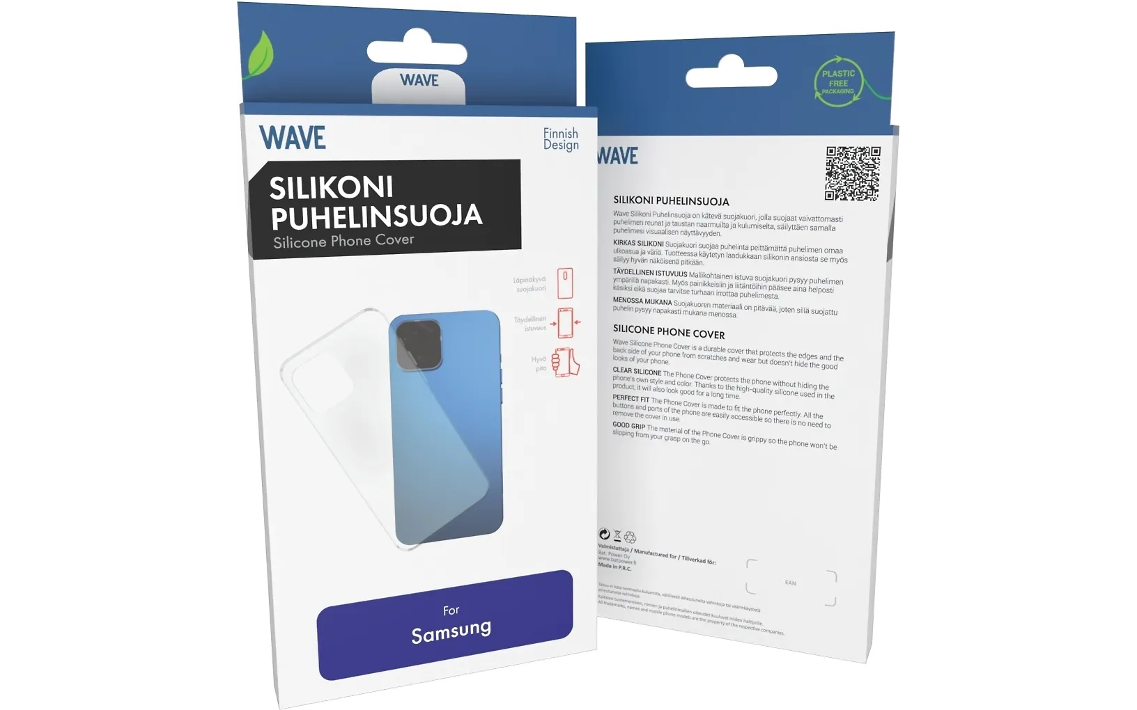 Wave Silikonisuoja, Samsung Galaxy A36 5G, kirkas