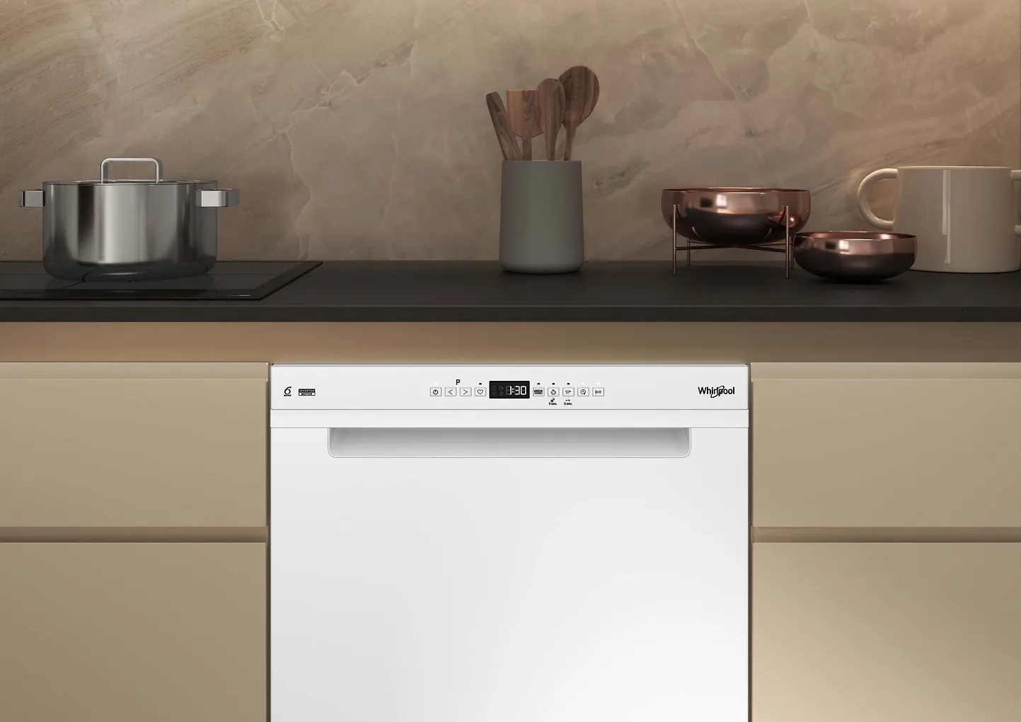 Whirlpool W7U HP33 astianpesukone, valkoinen - Image 10