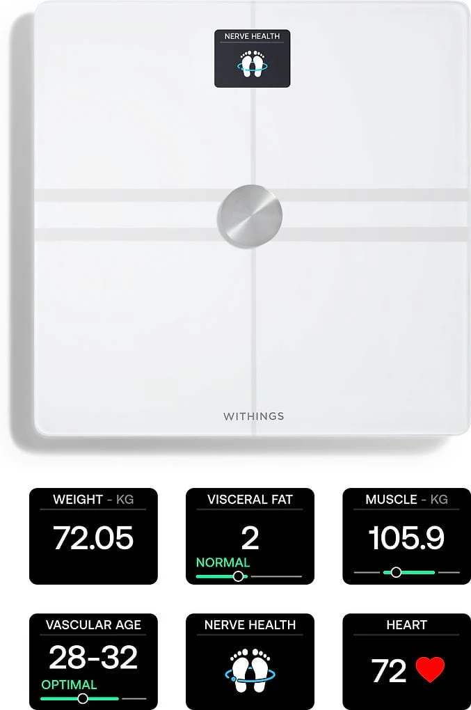 Withings Body Comp White -kehonkoostumusvaaka wifi-yhteydellä - Image 4